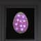 14&#x22; Pink &#x26; Green LED Lighted Easter Egg Window Silhouette